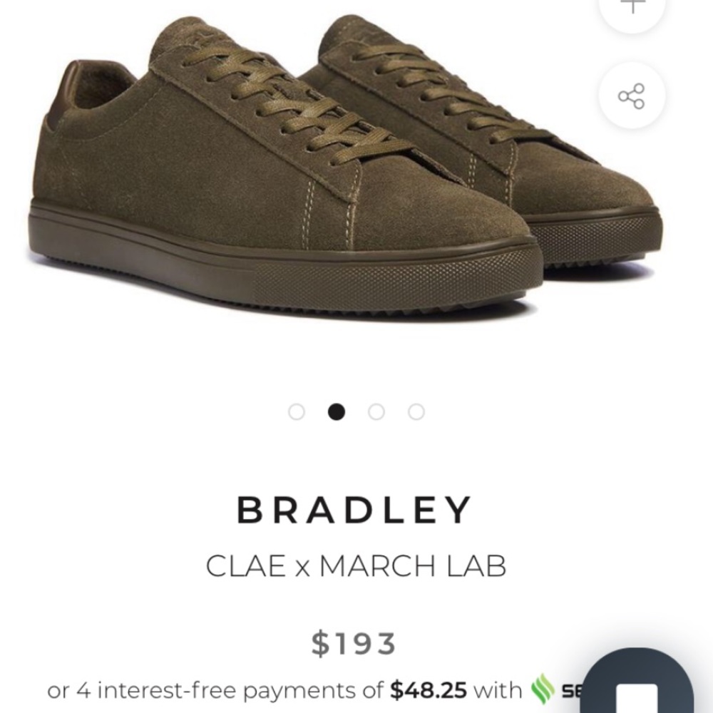 Clae X March Lab Olive Shoes